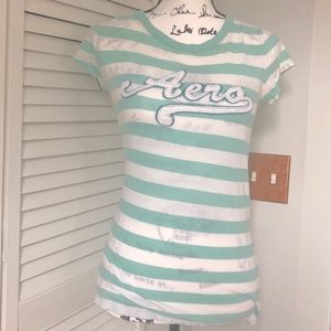 Aeropostale Stripe Top Size Medium